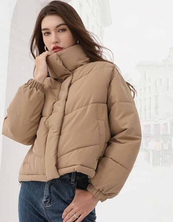 Gihuo Winter Puffer Jacket And Fleece Sweatpants - Gihuo Clothing Sale